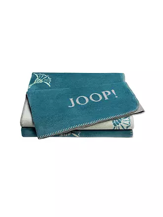 JOOP | Wohndecke 150x200cm FADED CORNFLOWER Aqua | hellgrau
