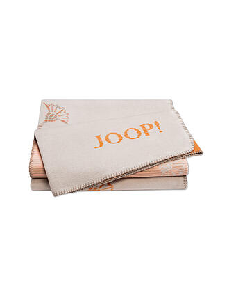 JOOP | Wohndecke 150x200cm FADED CORNFLOWER Aqua | beige