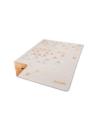 JOOP | Wohndecke 150x200cm FADED CORNFLOWER Aqua | beige