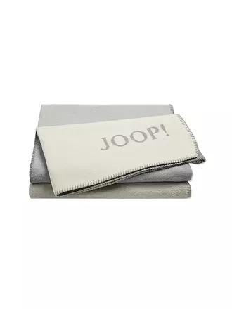 JOOP | Wohndecke 150x200cm SPLIT Stein | hellgrau