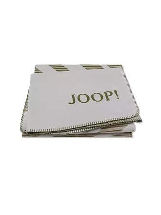 JOOP | Wohndecke LEAF 150x200cm Creme | hellgrün