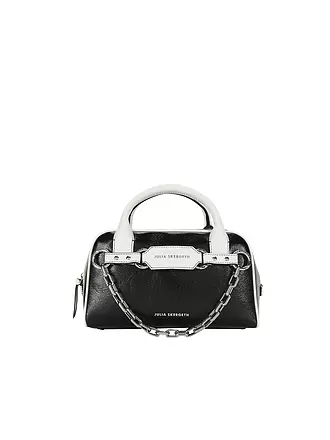 JULIA SKERGETH | Ledertasche - Henkeltasche DOCTORS BAG SMALL | grün