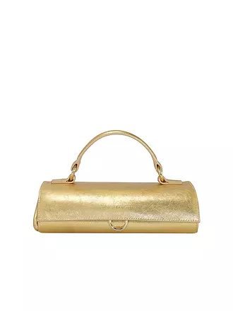 JULIA SKERGETH | Ledertasche - Henkeltasche FLACHE HÄNKELTASCHE MINI | gold