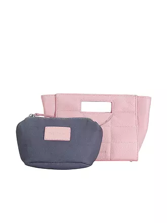 JULIA SKERGETH | Ledertasche - Mini Bag THE QULITED BAG MINI | rosa