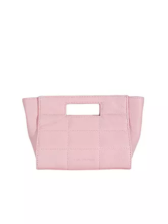 JULIA SKERGETH | Ledertasche - Mini Bag THE QULITED BAG MINI | rosa