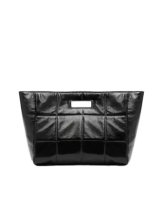 JULIA SKERGETH | Ledertasche - Shopper QUILTET BAG SOFT | schwarz