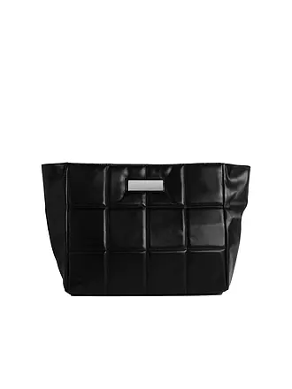 JULIA SKERGETH | Ledertasche - Shopper THE QUILTED BAG SOFT | schwarz