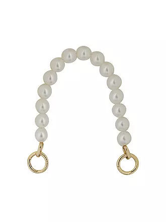 JULIA SKERGETH | Taschenaccessoire - Kette PEARL CHAIN CHUNKY LONG 20 | creme