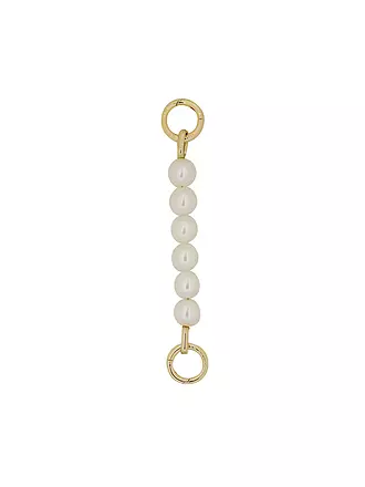 JULIA SKERGETH | Taschenaccessoire - Kette PEARL CHAIN CHUNKY SHORT 20 | creme