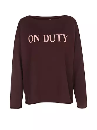 JUVIA | Loungewear Sweater JUDI | dunkelrot