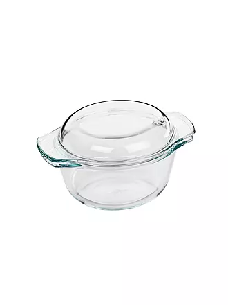 KÜCHENPROFI | Auflaufform mit Deckel, rund ELSASS 18cm/1,4l | transparent