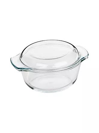 KÜCHENPROFI | Auflaufform mit Deckel, rund ELSASS 22cm/2,8l | transparent