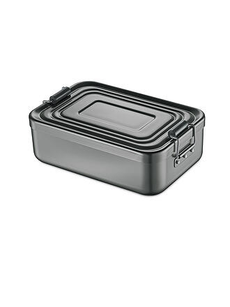 KÜCHENPROFI | Frischhaltedose - Lunchbox klein 18x12cm (Anthrazit) | silber