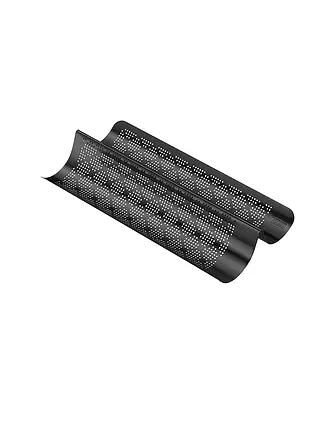 KAISER | Baguette Backblech perforiert 40 x 20 cm Antihaft | schwarz