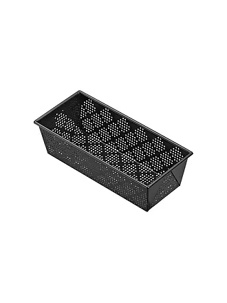 KAISER | Brotbackform perforiert 25x11 cm Antihaft | schwarz