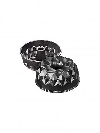 KAISER | Guglhupfform geometrisch 25cm  Antihaft | schwarz
