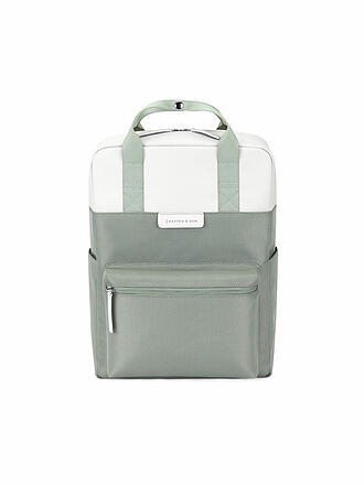 KAPTEN & SON | Rucksack Bergen Muted Sage Sprinkled Small | beige