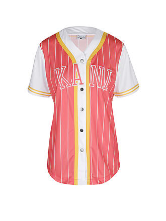 KARL KANI | Baseball T Shirt | pink