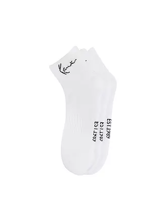 KARL KANI | Socken 3er-Pkg. black | weiss