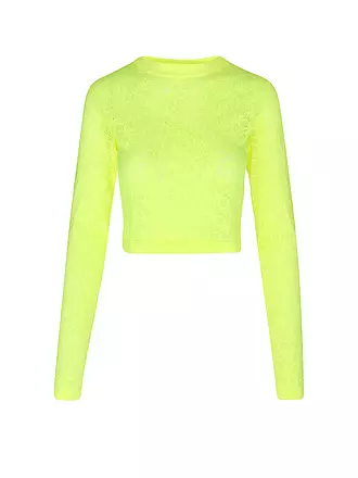 KARO KAUER | Pullover Cropped Fit | gelb