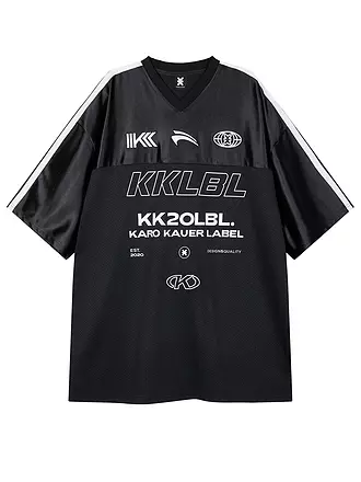 KARO KAUER | T-Shirt Oversized Fit | schwarz