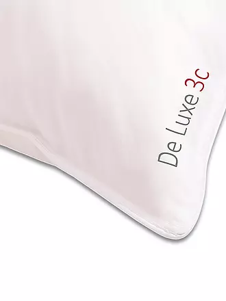 KAUFFMANN | De Luxe 3c Trio 3-Kammer-Kissen 40x80cm 500g/2x40g | weiss