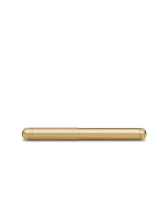 KAWECO | Füllhalter Liliput Messing Medium Braun | senf
