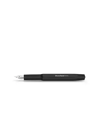 KAWECO | Füllhalter Original 060 Black Chrom | schwarz