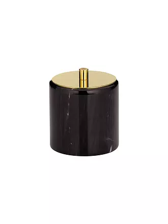 KELA | Marmor Wattedose Liron Schwarz/Gold 20015 | gold