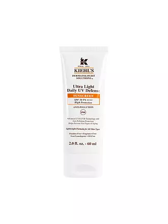 KIEHL'S | Ultra Light Daily UV Defense Sunscreen 60ml | keine Farbe