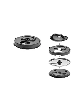 KITCHENAID | Artisan Food Processor 4L 5KFP1644EOB Onyx Schwarz | rot