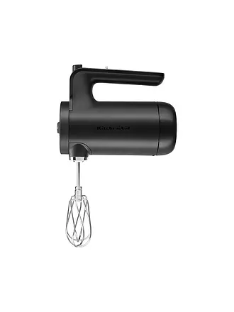 KITCHENAID | Kabelloser Handmixer 5KHMB732EBM Matt Schwarz | creme