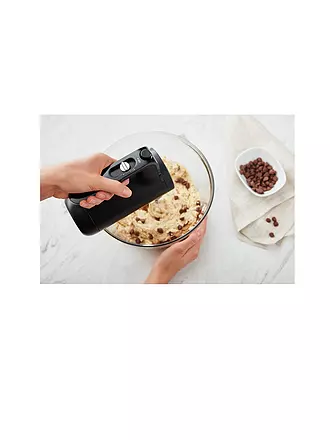 KITCHENAID | Kabelloser Handmixer 5KHMB732EBM Matt Schwarz | creme