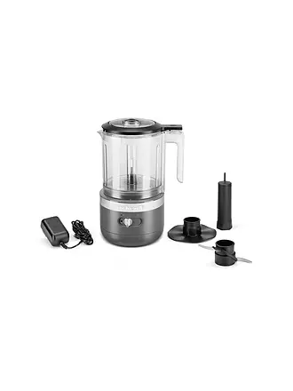 KITCHENAID | Kabelloser Zerkleinerer 5KFCB519EDG Dunkelgrau | creme