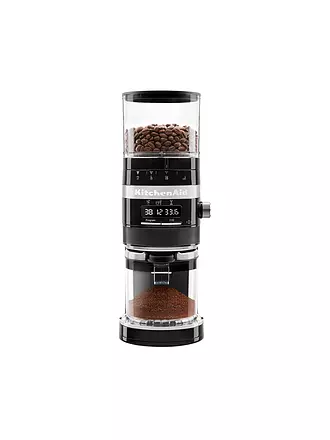 KITCHENAID | Kaffeemühle Artisan 5KCG8433EMS Medaillonsilber | schwarz