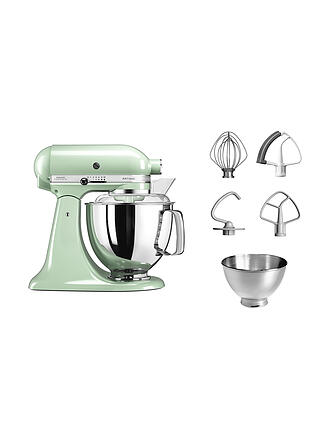 KITCHENAID | Küchenmaschine Artisan 175 4,8l 300 Watt 5KSM175PSEMY (Pastellgelb) | grün