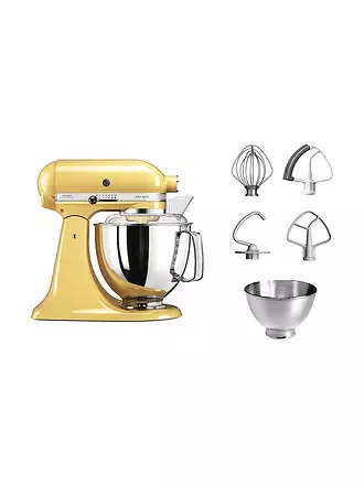 KITCHENAID | Küchenmaschine Artisan 175 4,8l 300 Watt 5KSM175PSESP (Seiden Pink) | gelb