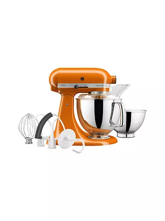 KITCHENAID | Küchenmaschine Artisan 175 4,8l 300 Watt 5KSM175PSEWH (Weiss) | orange