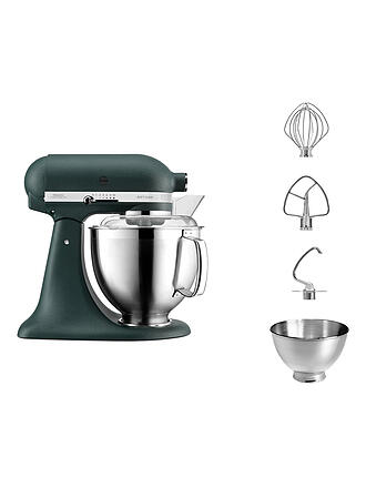 KITCHENAID | Küchenmaschine Artisan 185 4,8l 300 Watt 5KSM185PSEBK (Pepple Palm) | schwarz