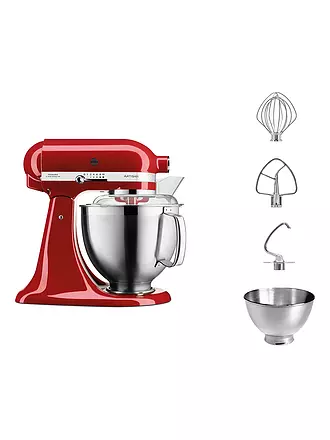 KITCHENAID | Küchenmaschine Artisan 185 4,8l 300 Watt 5KSM185PSECA (Liebesapfel Rot) | rot