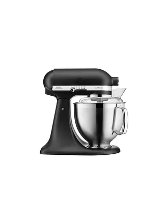 KITCHENAID | Küchenmaschine Artisan 185 4,8l 300 Watt 5KSM185PSEMS (Medaillonsilber) | schwarz