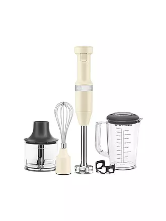 KITCHENAID | Stabmixer mit Zubehör 5KHBV83EAC Creme | schwarz