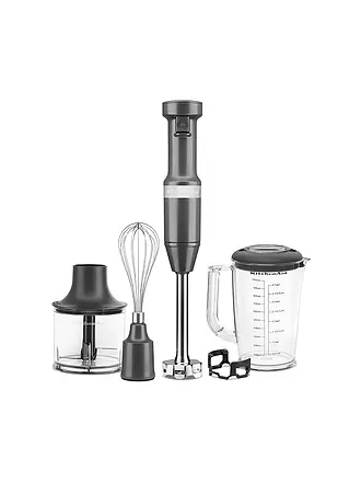 KITCHENAID | Stabmixer mit Zubehör 5KHBV83EAC Creme | grau