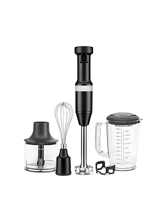 KITCHENAID | Stabmixer mit Zubehör 5KHBV83EDG Dunkelgrau | schwarz