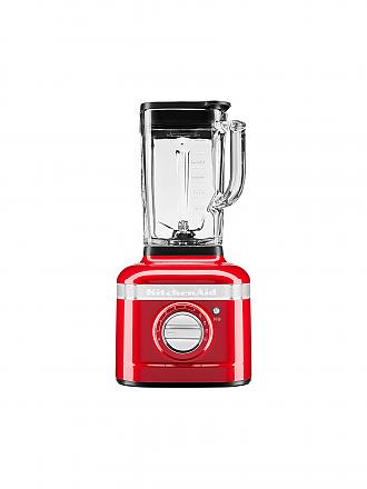 KITCHENAID | Standmixer Artisan 5KSB4026MS Medaillon Silber | rot