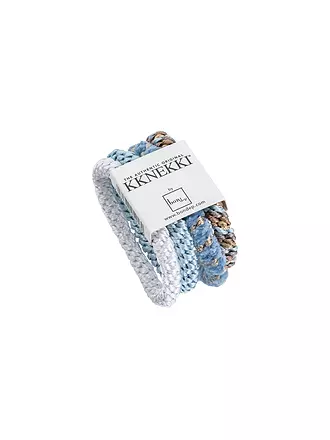 KKNEKKI | Haargummi 4er Pkg BUNDLE 13 | hellblau