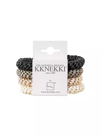 KKNEKKI | Haargummi 4er Pkg BUNDLE 17 | schwarz