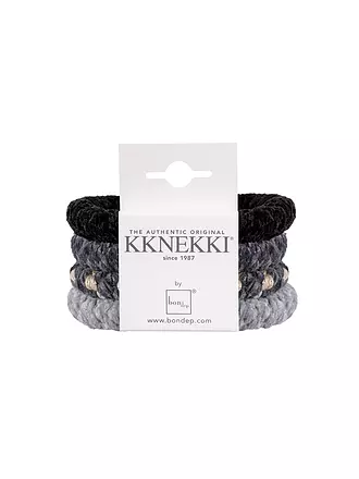 KKNEKKI | Haargummi 4er Pkg BUNDLE 17 | schwarz