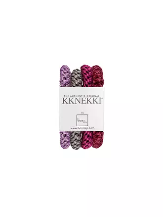 KKNEKKI | Haargummi 4er Pkg BUNDLE 45 | dunkelrot