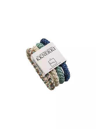 KKNEKKI | Haargummi 4er Pkg BUNDLE 7 | blau